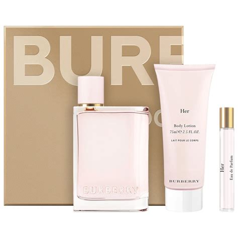 burberry body perfume women 3pc gift set|Burberry body perfume set price.